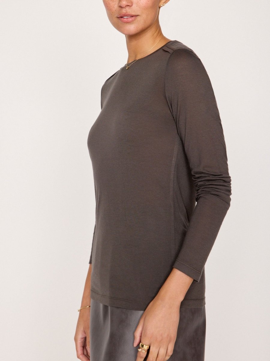 Georgie Long Sleeve Unstructured Shirt