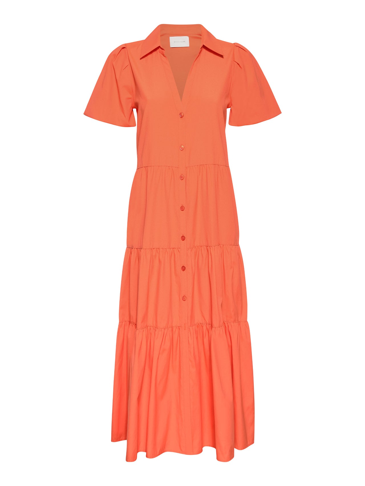 Women's Havana Dress in Tangerine