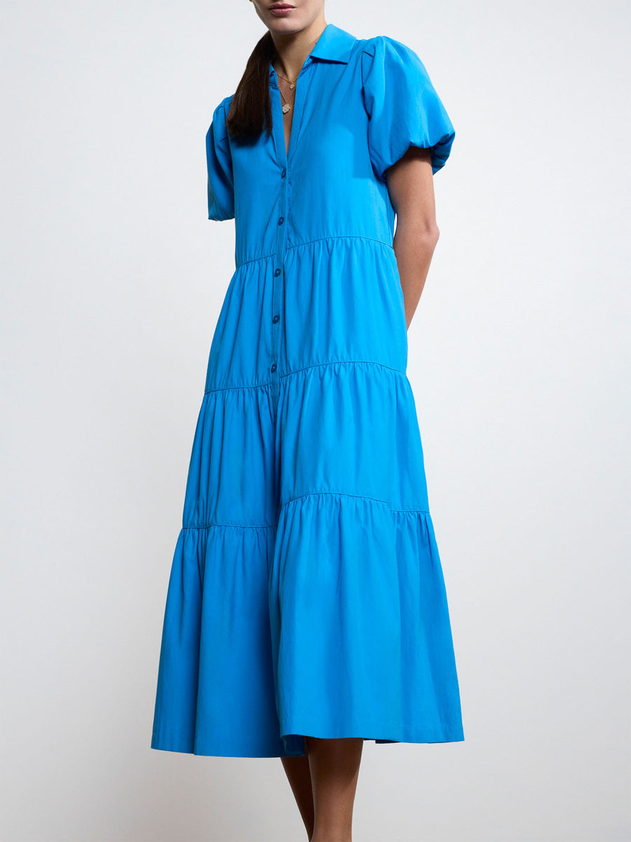Women's Havana Dress in Blue – Brochu Walker
