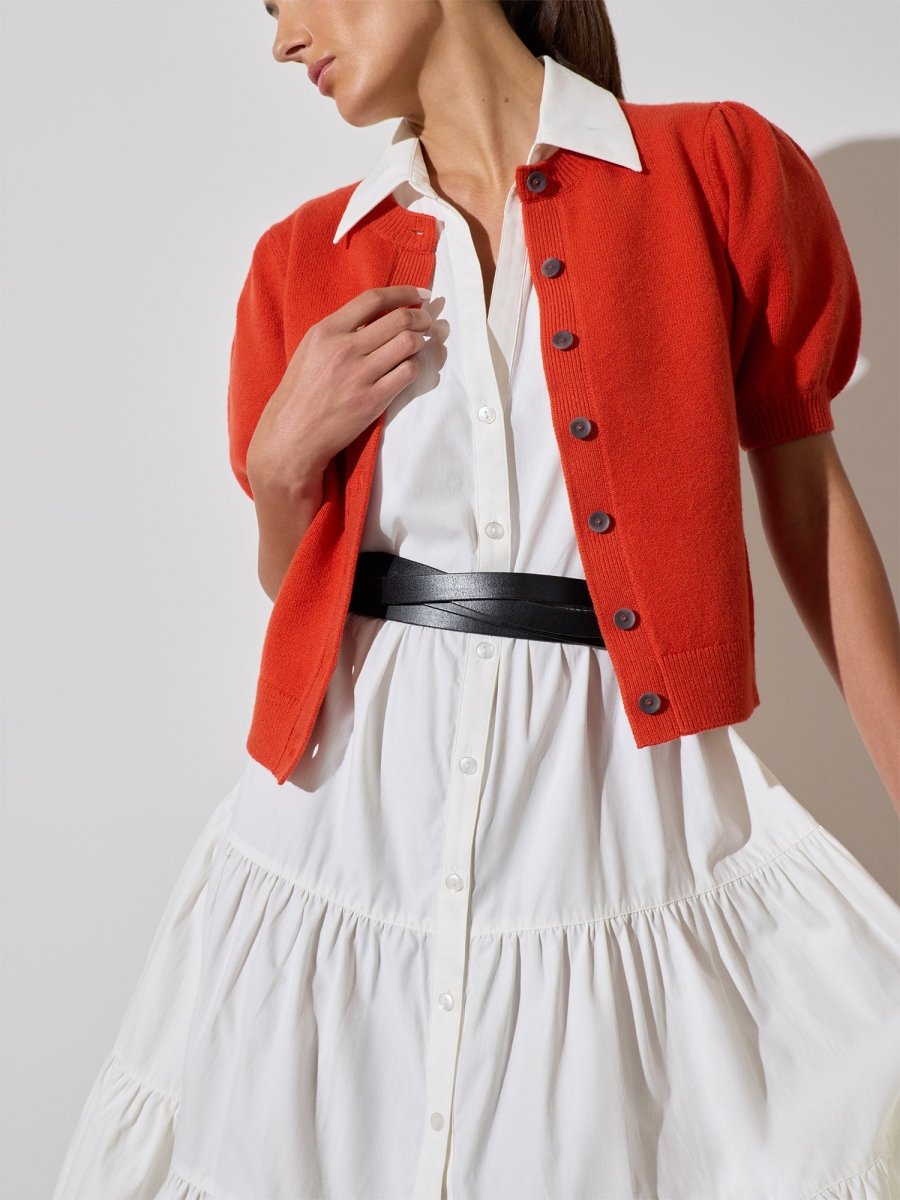 Women's Havana Cardigan Neroli in Orange | Brochu Walker