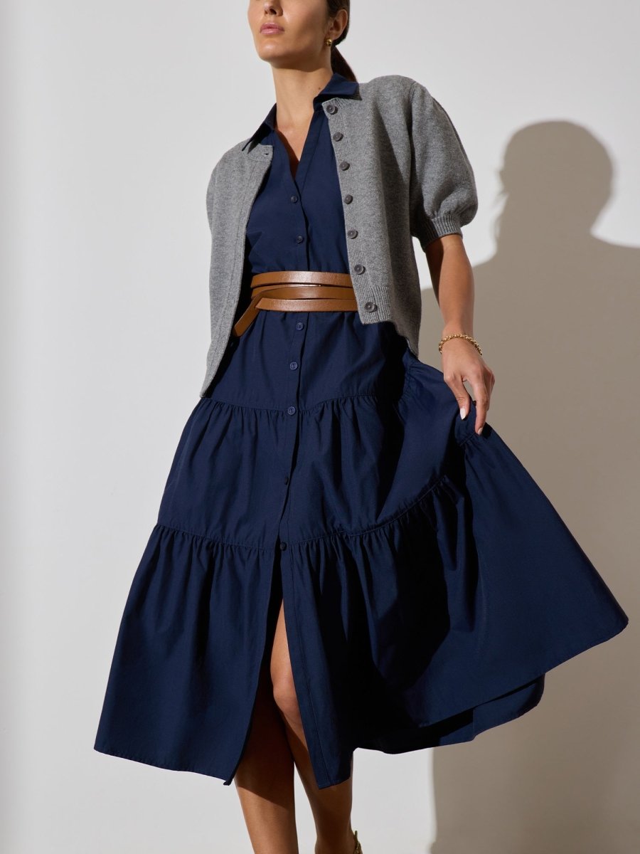 Brochu Walker The Havana Dress in Navy