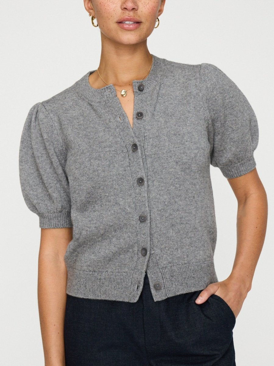 Women's Havana Cardigan in Foggy Mélange | Brochu Walker