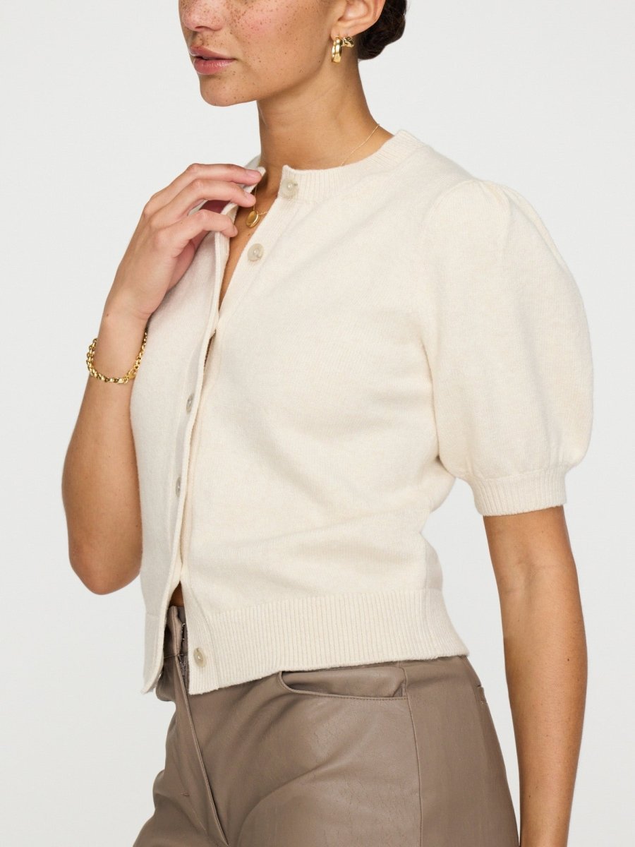 Women's Havana Cardigan in Oatmeal Melange | Brochu Walker
