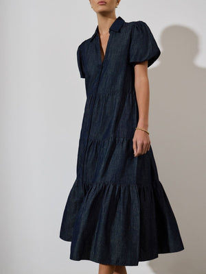 The Havana Indigo Dress
