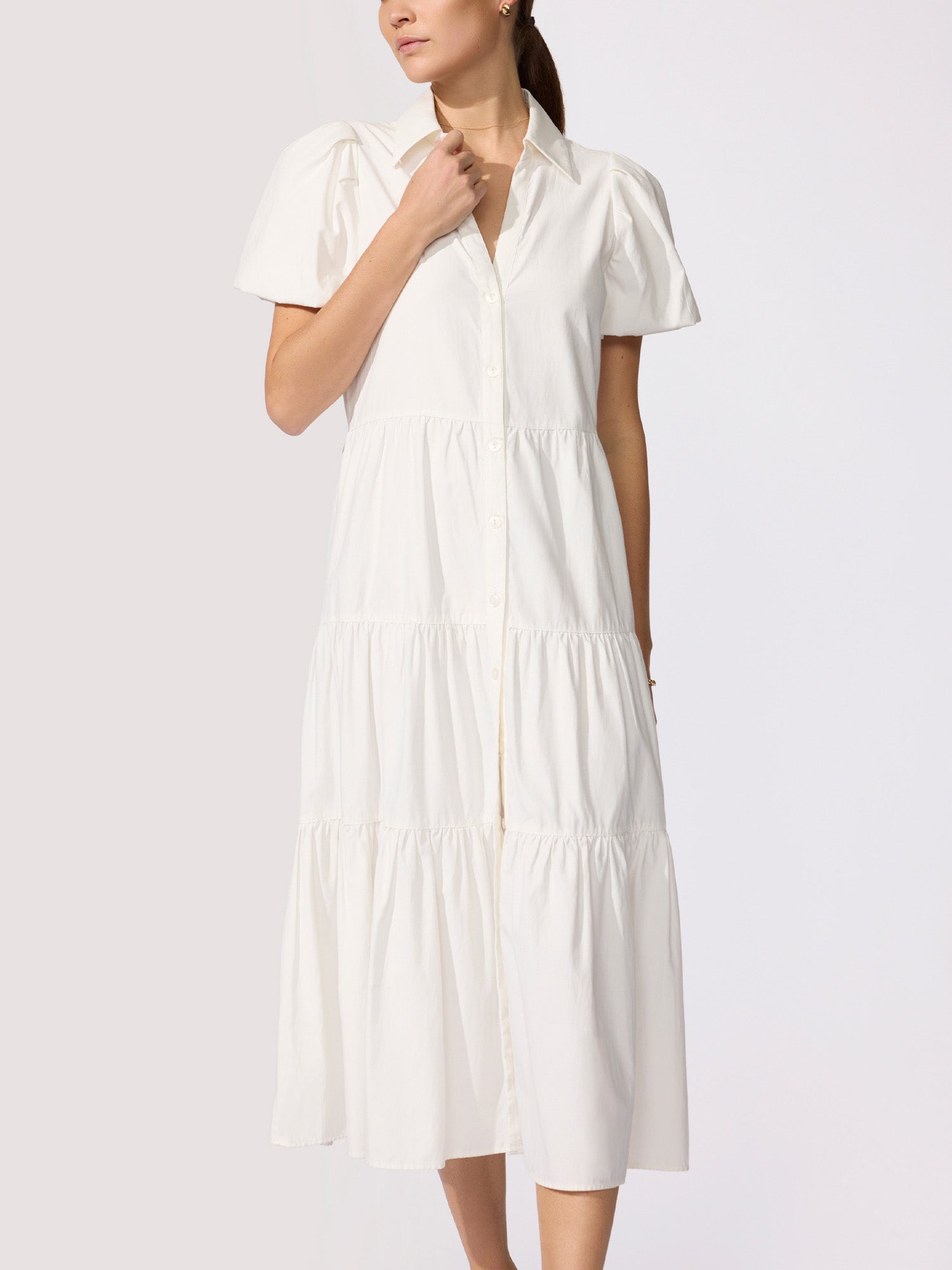 Ivory Havana Dress Belted | Brochu Walker Ivory Havana Dress Belted | Brochu Walker