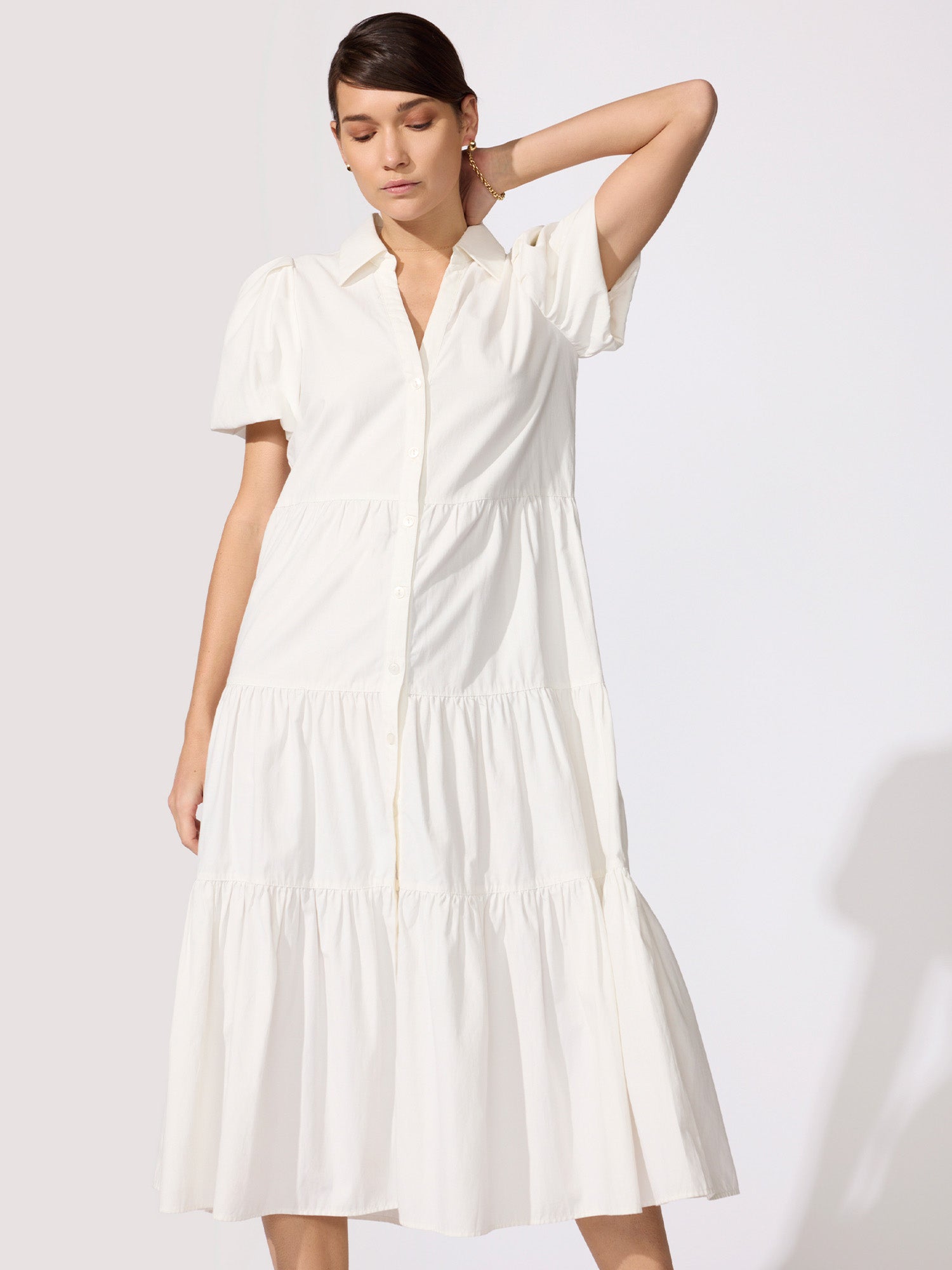 Brochu Walker The Havana Dress - White M Brochu Walker The Havana Dress - White M