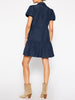 Havana navy mini dress back view