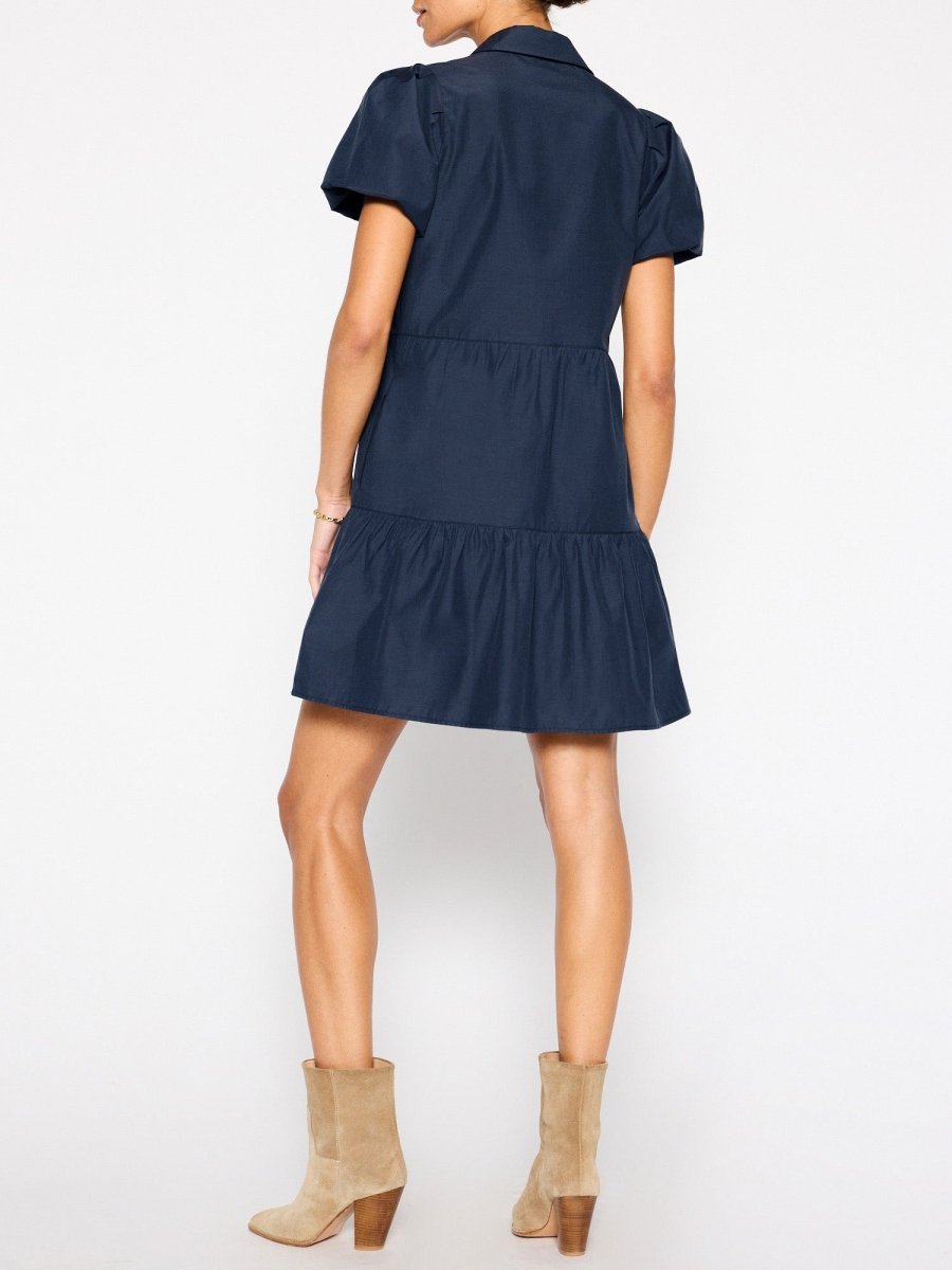 Navy Havana Mini Dress Alina | Brochu Walker Navy Havana Mini Dress Alina | Brochu Walker