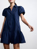 Havana navy mini dress front view