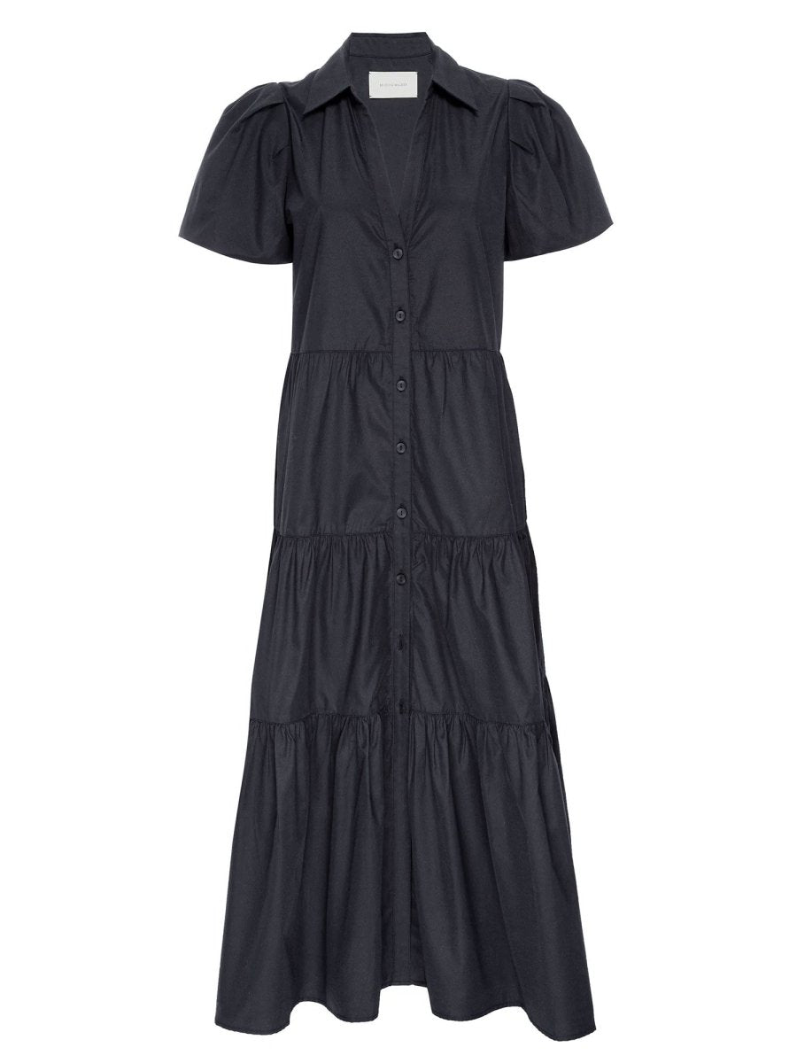 Brochu Walker The Havana Dress - Washed Black M Brochu Walker The Havana Dress - Washed Black M