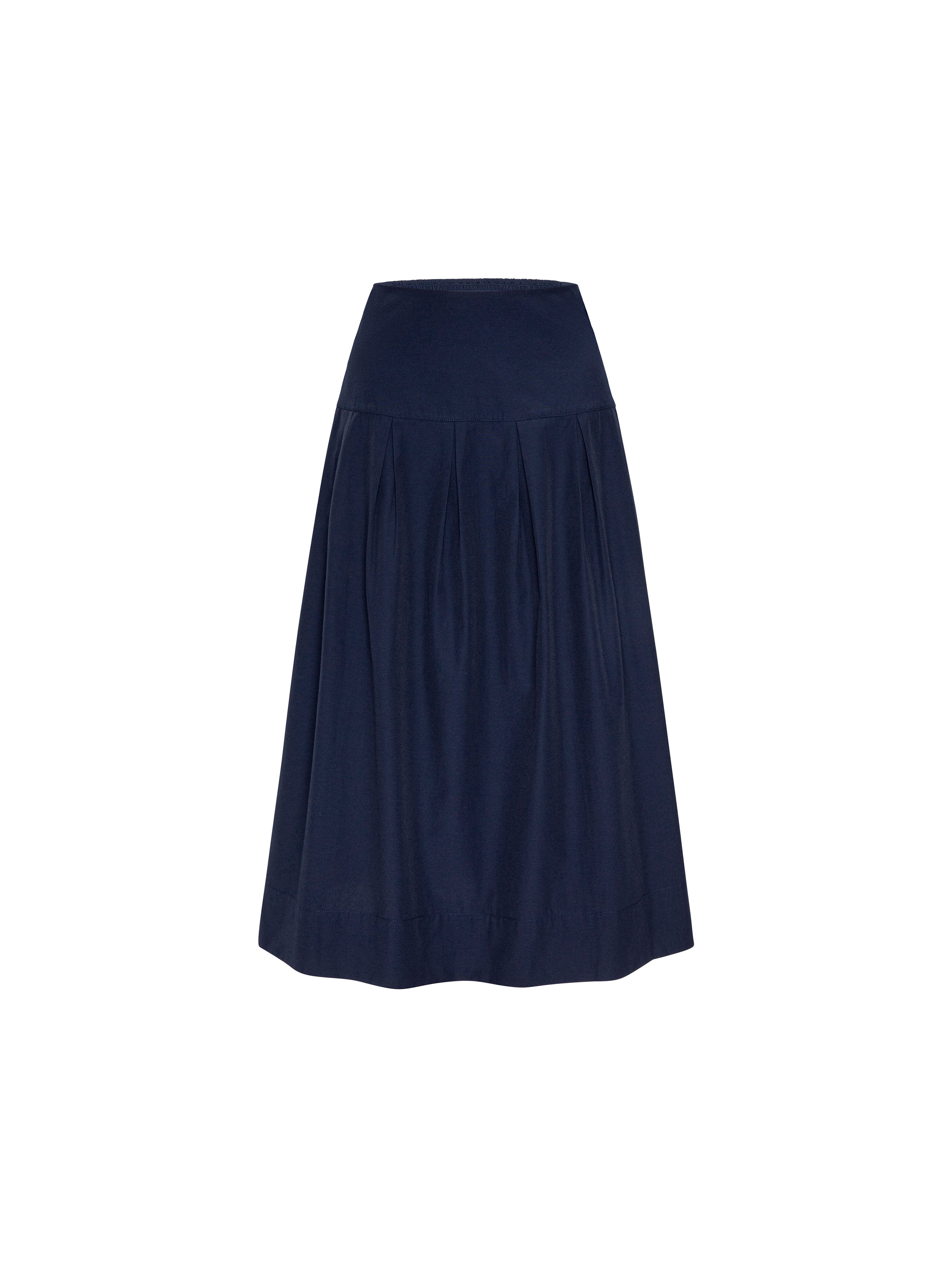 Women's Margot Skirt in Navy | Brochu Walker