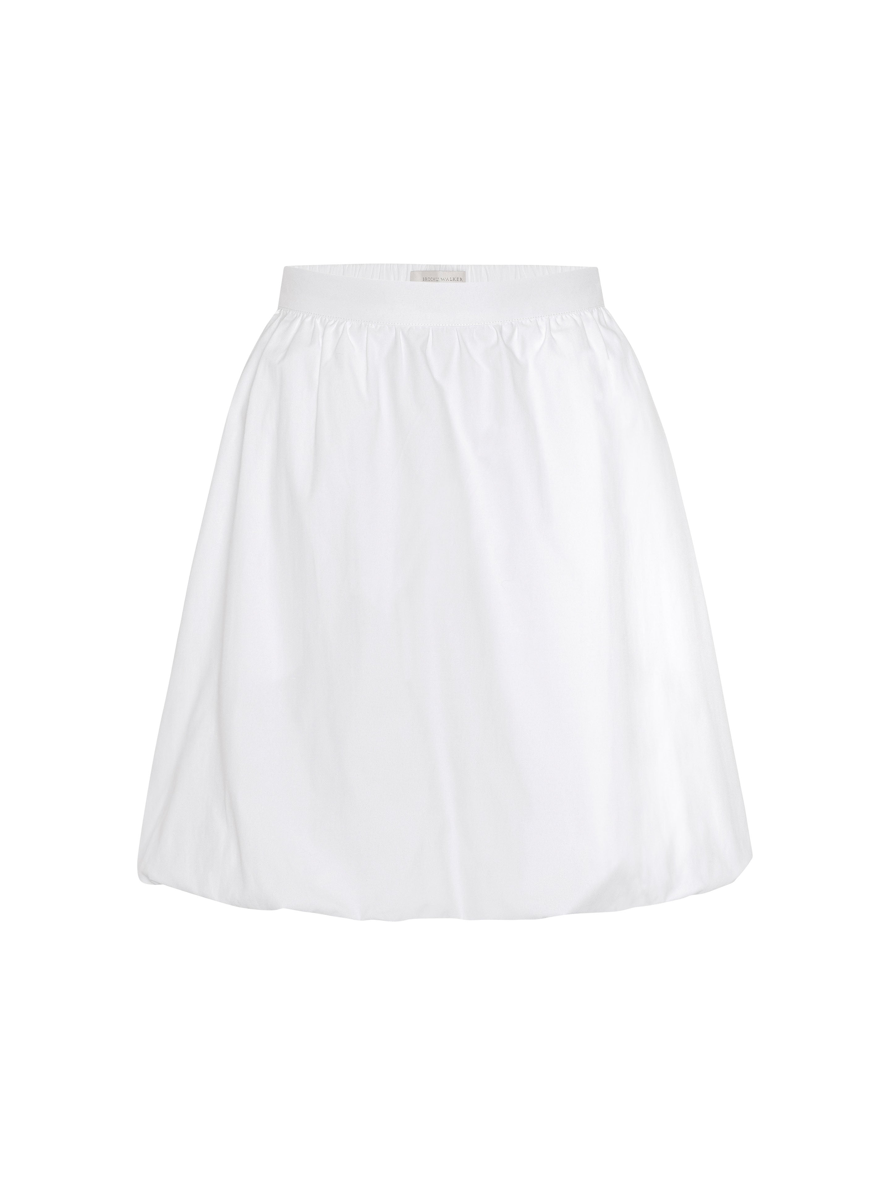 Women's Loti Bubble Mini Skirt in Salt White | Brochu Walker