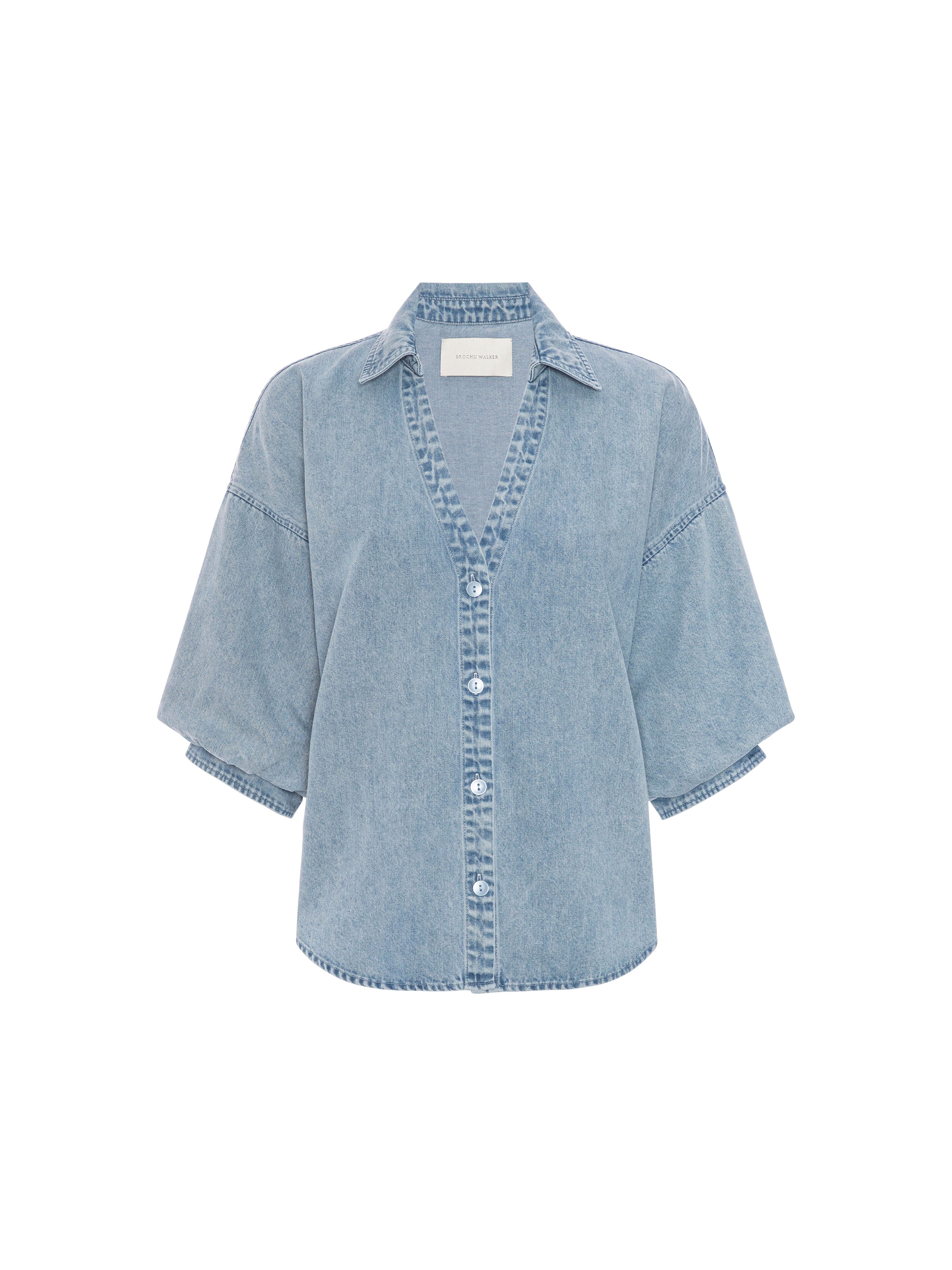 Women's Kate Denim Shirt in California Wash | Brochu Walker