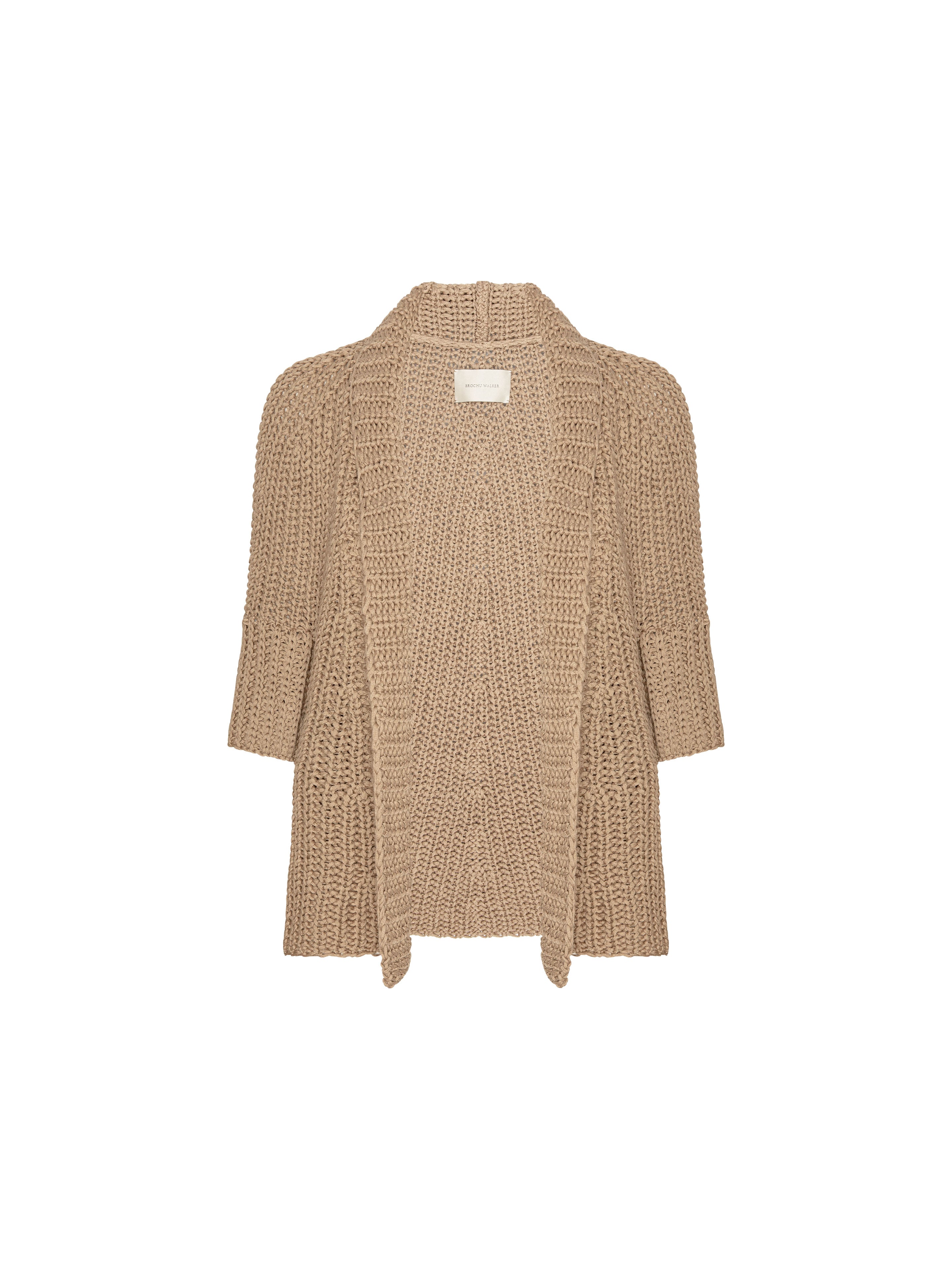 Mocha Handknit Shrug Everyday | Brochu Walker