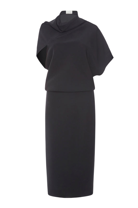 The Hira Dress in Black Onyx