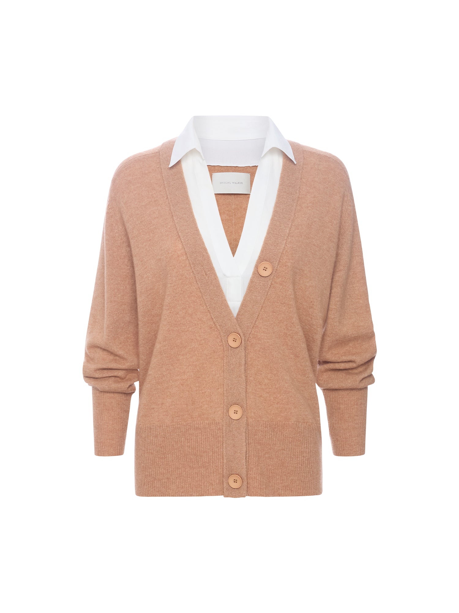 Callie Spring Time Cropped Cardigan in Ivory