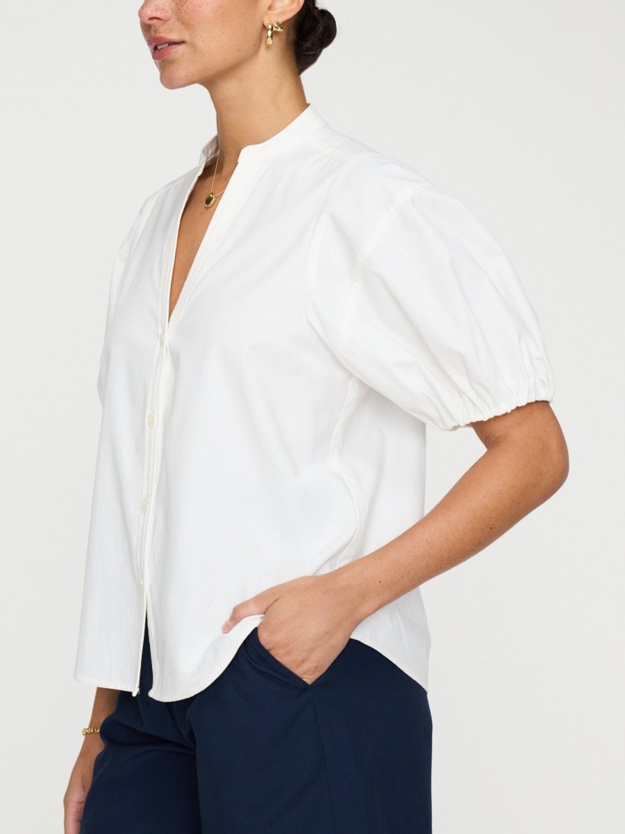 Women's Hollis Shirt in Ivory | Brochu Walker