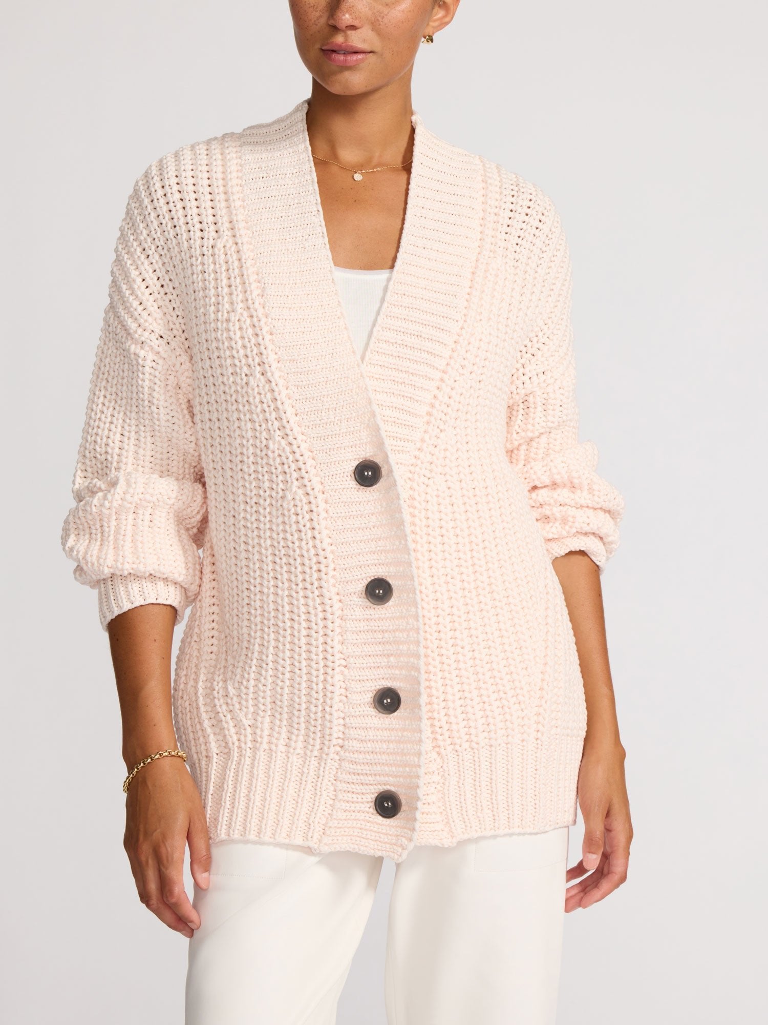 Women's Cardigan in Rose | Brochu Walker