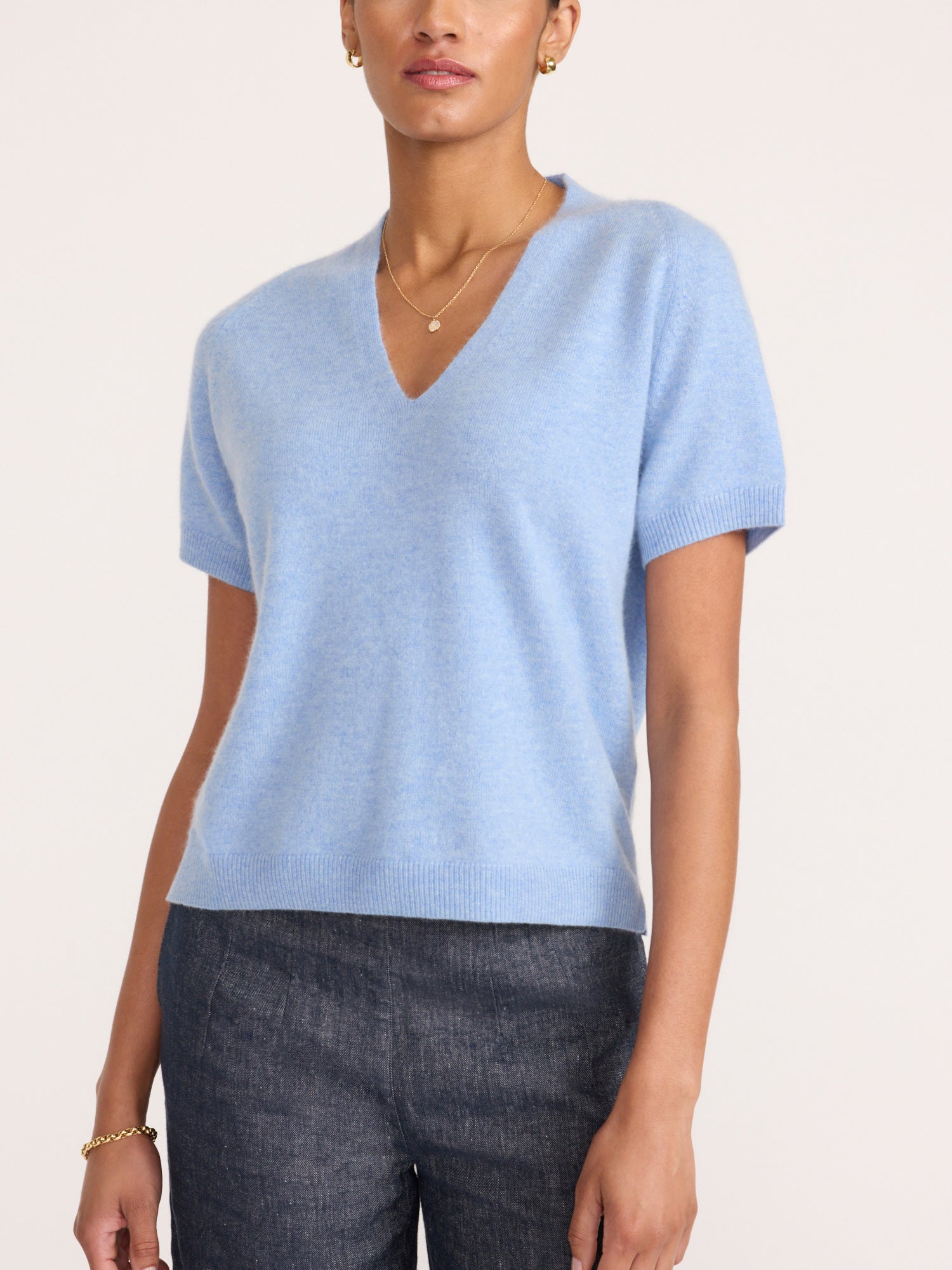 The Ivy Cashmere Vee