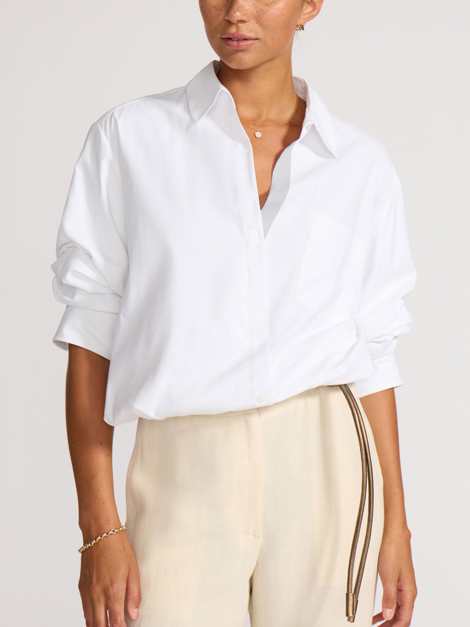 Women's Jade Shirt in Salt White | Brochu Walker