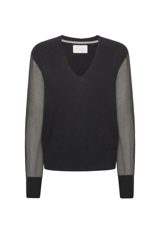 The Jody Pullover in Black Onyx