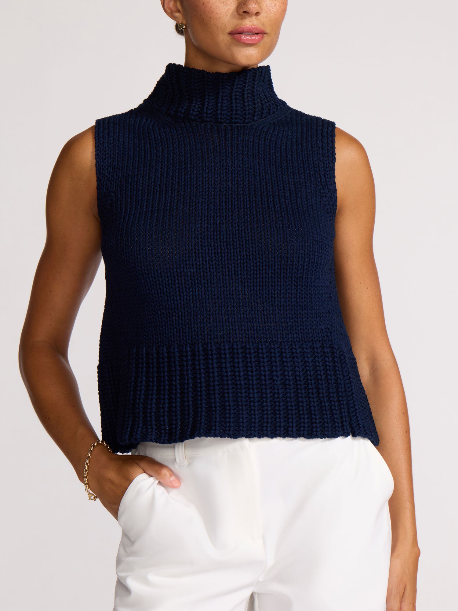 Women's Joseph Top in Navy | Brochu Walker