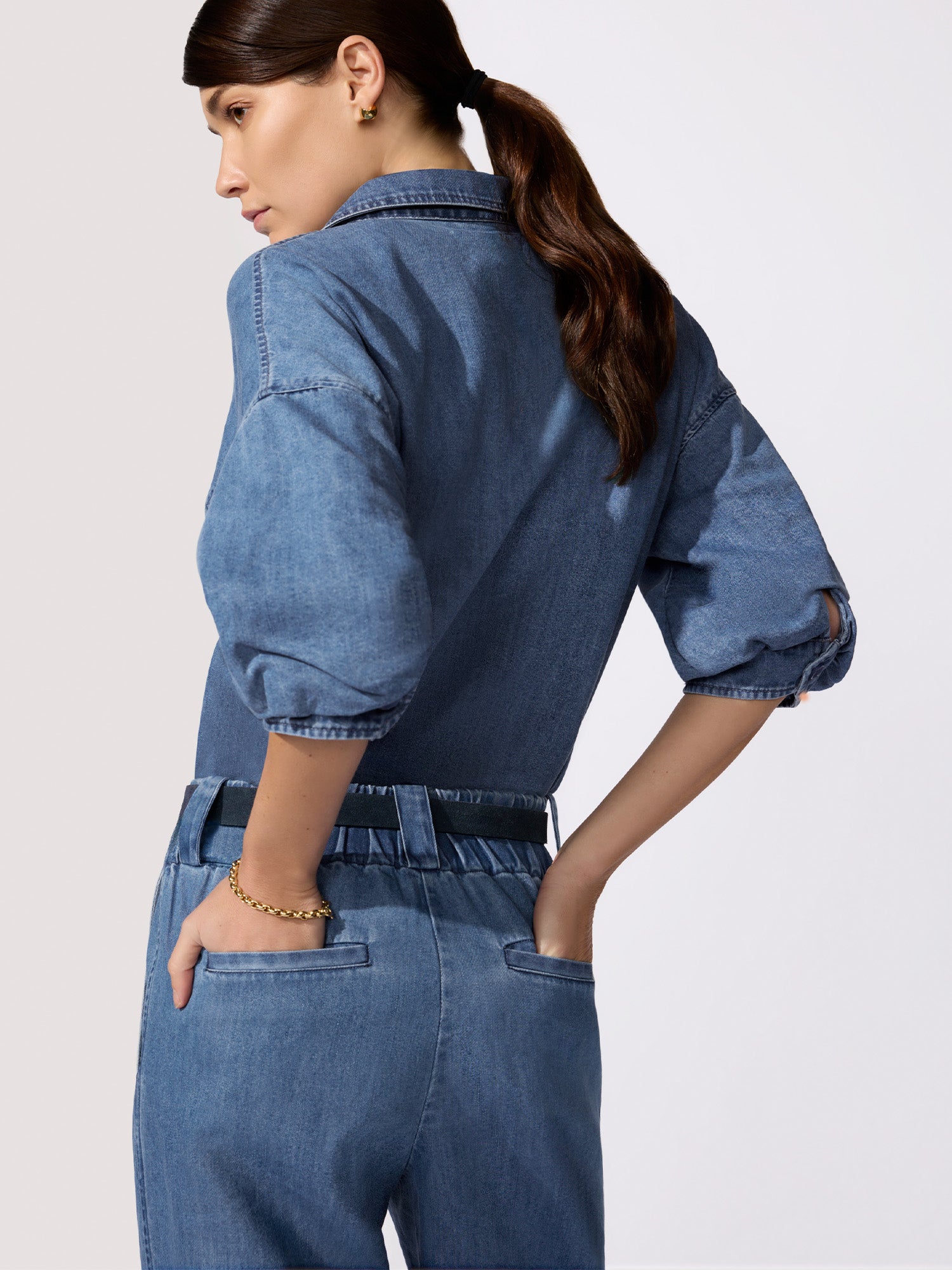 Women's Kate Denim Shirt in Atlantic Wash | Brochu Walker