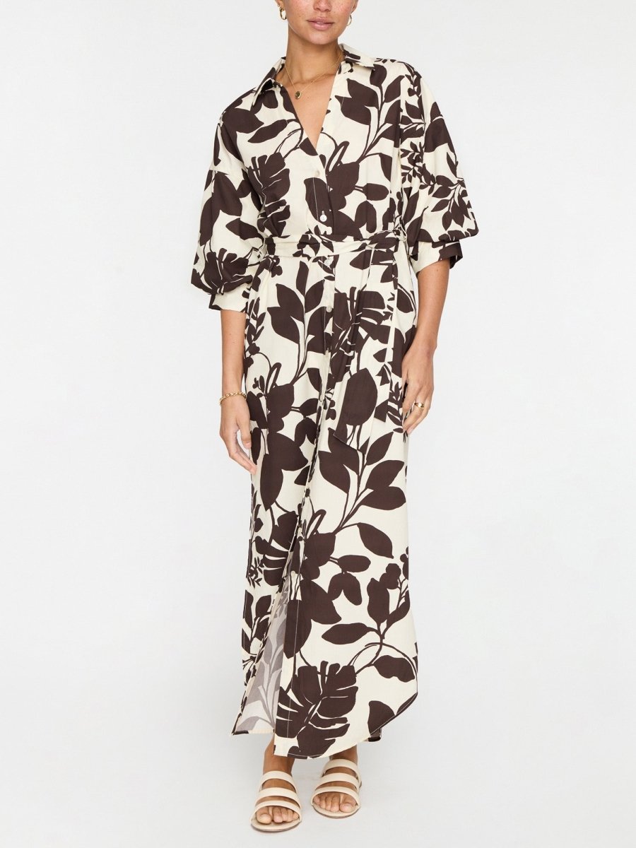 montecito black print maxi dress Women's Kate in Java Combo | Brochu Walker L and a fully lined Size:4T Dress QUIZ Women's Black Long subclass:Shoe