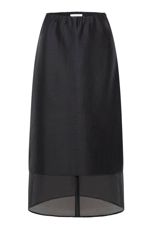 The Kieran Skirt in Black Onyx