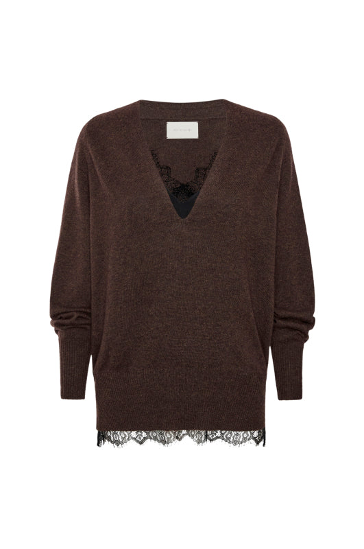 The Lace Vee Looker Pullover, image 2 of 8