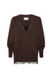 The Lace Vee Looker Pullover