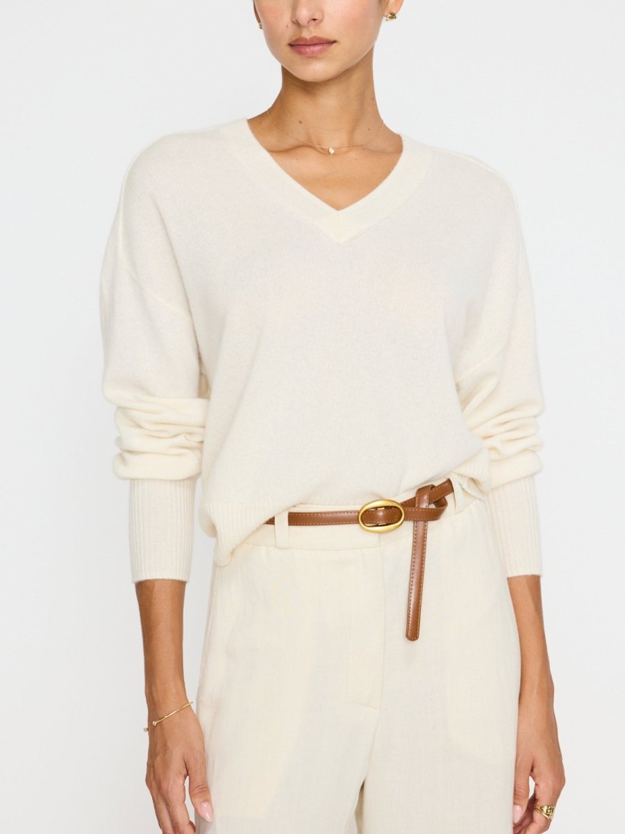 AMERI 完売　opensleeve layered sweat アイボリー AMERI 完売 opensleeve layered sweat アイボリー
