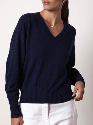The Leia Vee Cashmere Sweater