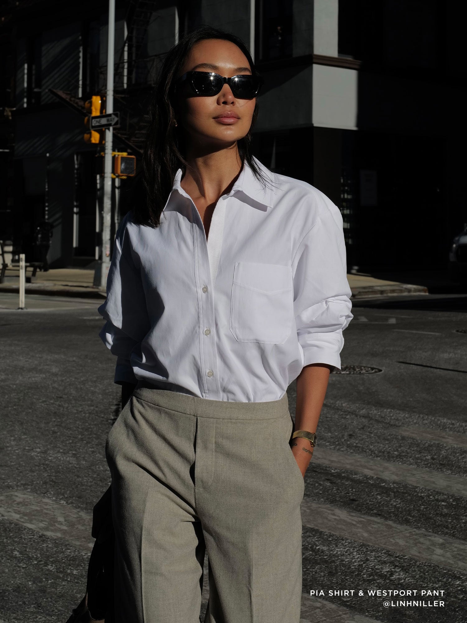 Pia Shirt - Salt White