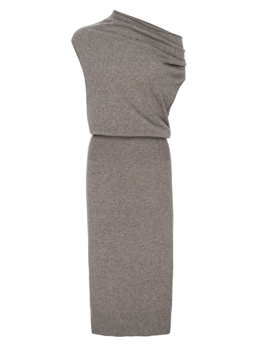 Brochu Walker Lori Sleeveless Dress - Otter Melange M Brochu Walker Lori Sleeveless Dress - Otter Melange M