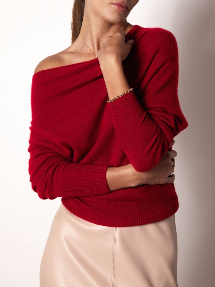 The Lori Cashmere Off Shoulder