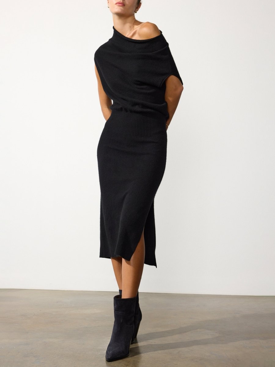 Onyx Lori Sleeveless Dress Black
