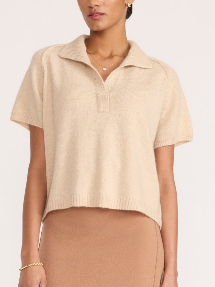 The Marlow Cashmere Polo Sweater