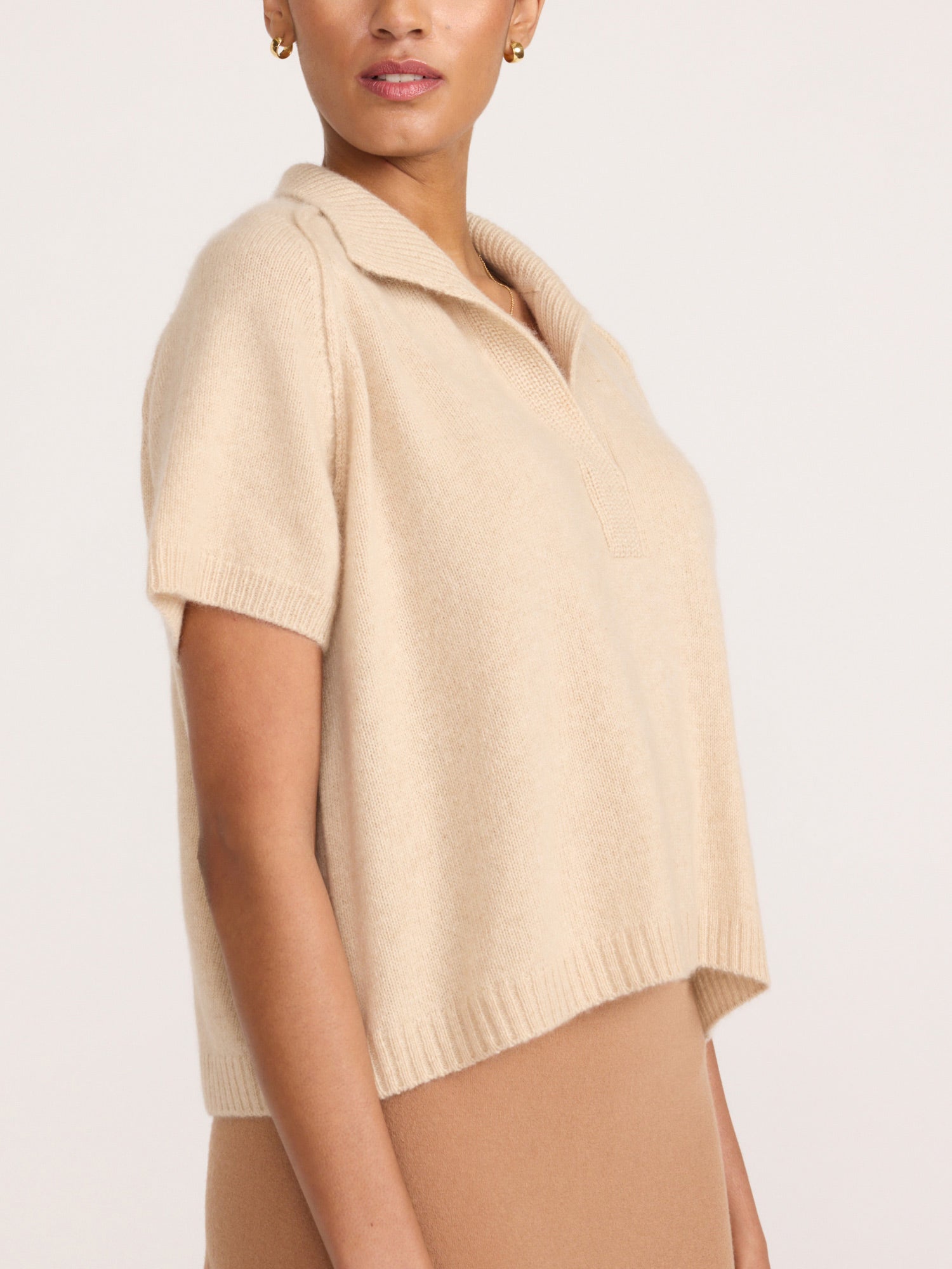 The Marlow Cashmere Polo Sweater