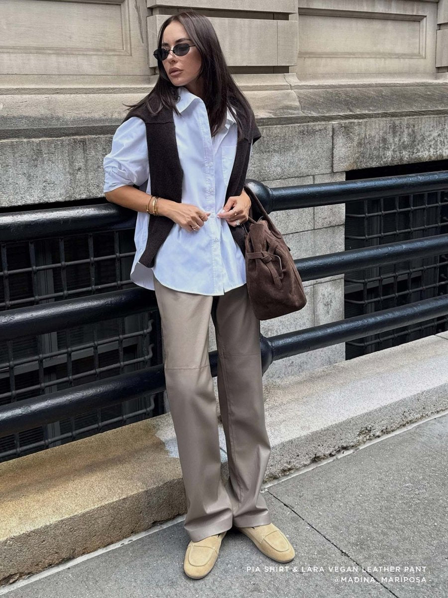 Women's Pia Shirt in Salt White | Brochu Walker