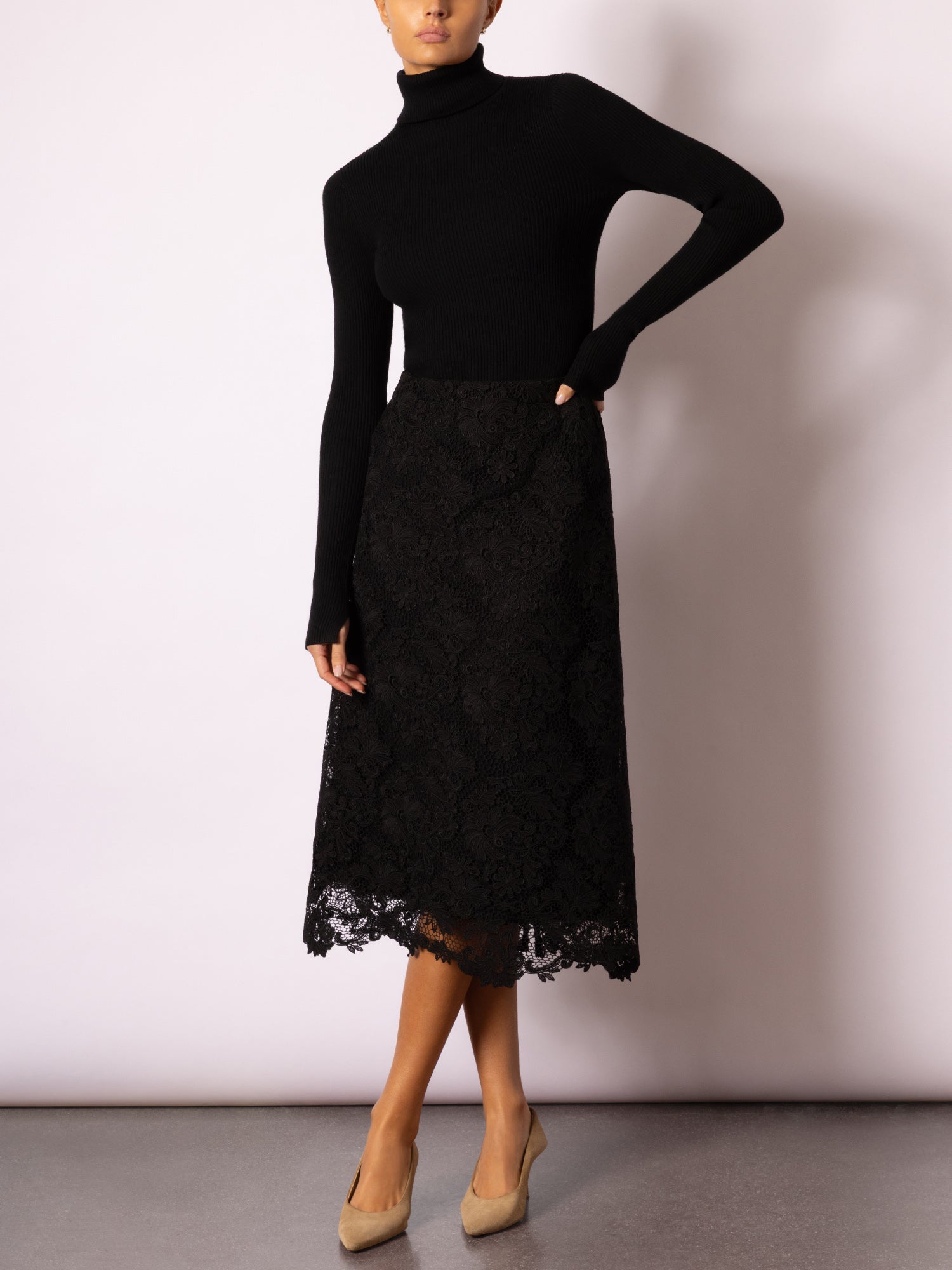 The Mara Lace Skirt