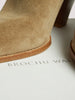 Marfa tan suede boot close up