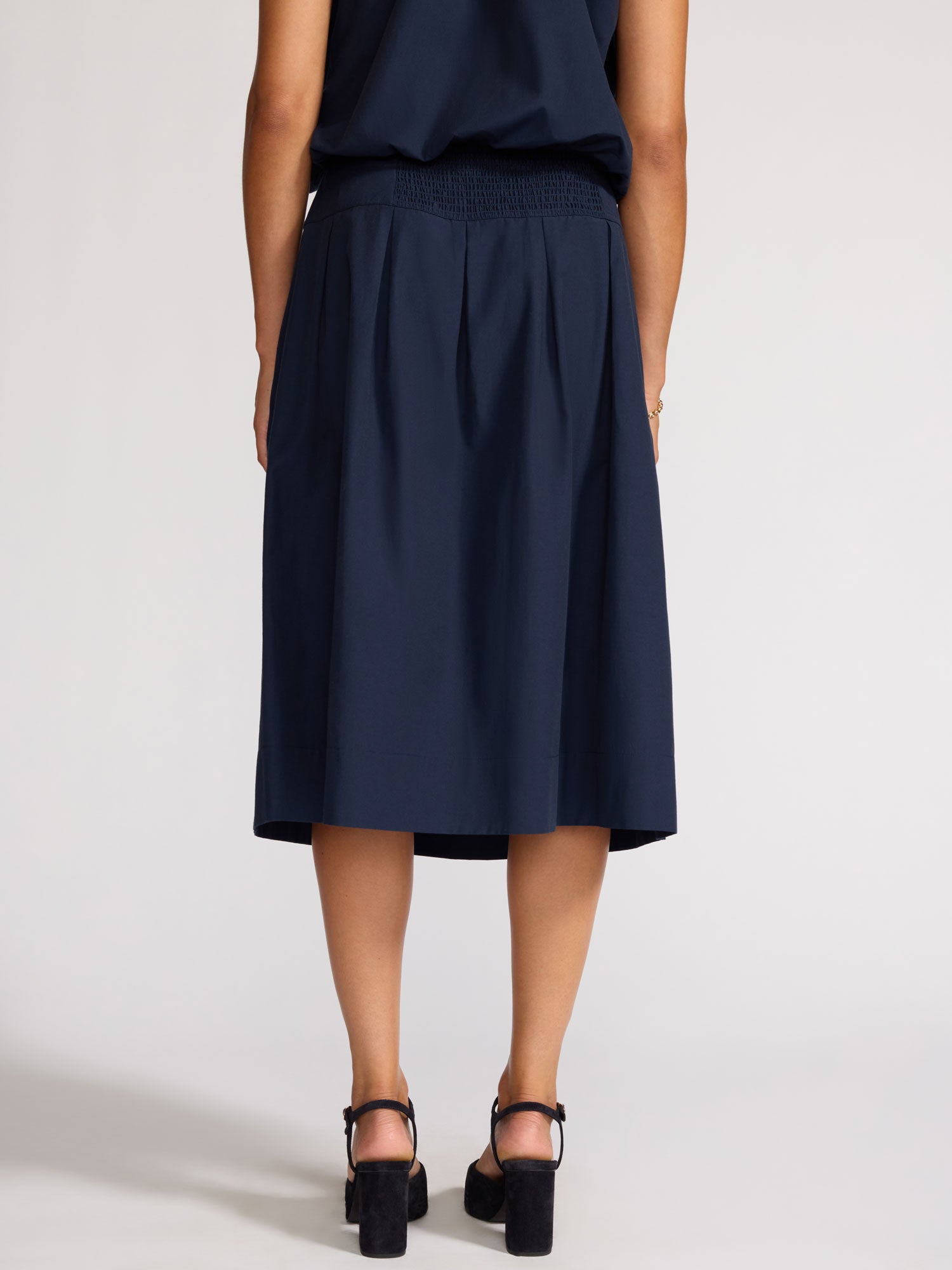 Women's Margot Skirt in Navy | Brochu Walker