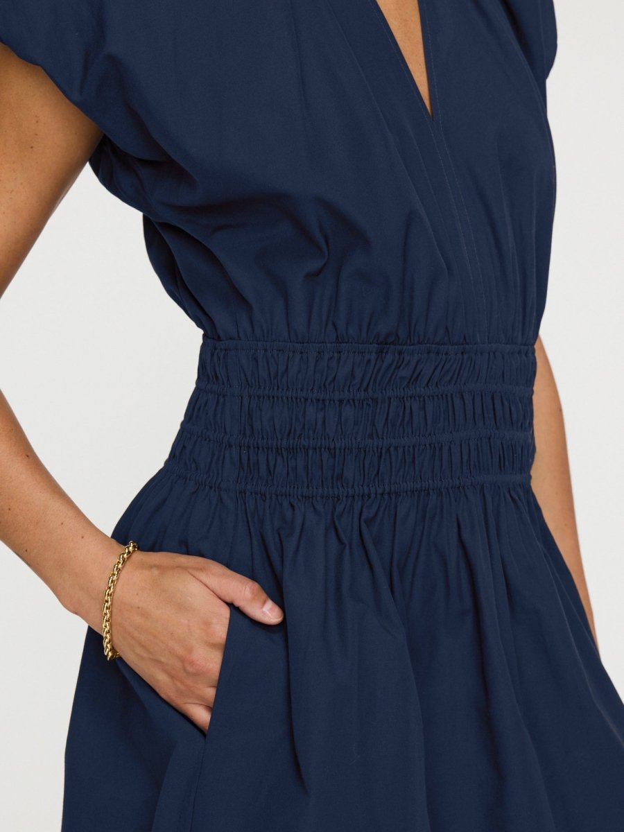 Women's Mina Short Dress in Navy | Brochu Walker