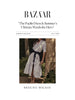 Harper's Bazaar press feature showing a woman wearing a striped poplin wrap dress by Brochu Walker outdoors