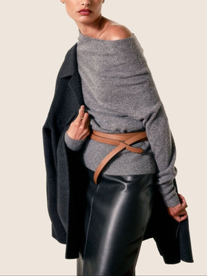 The Lori Cashmere Off Shoulder