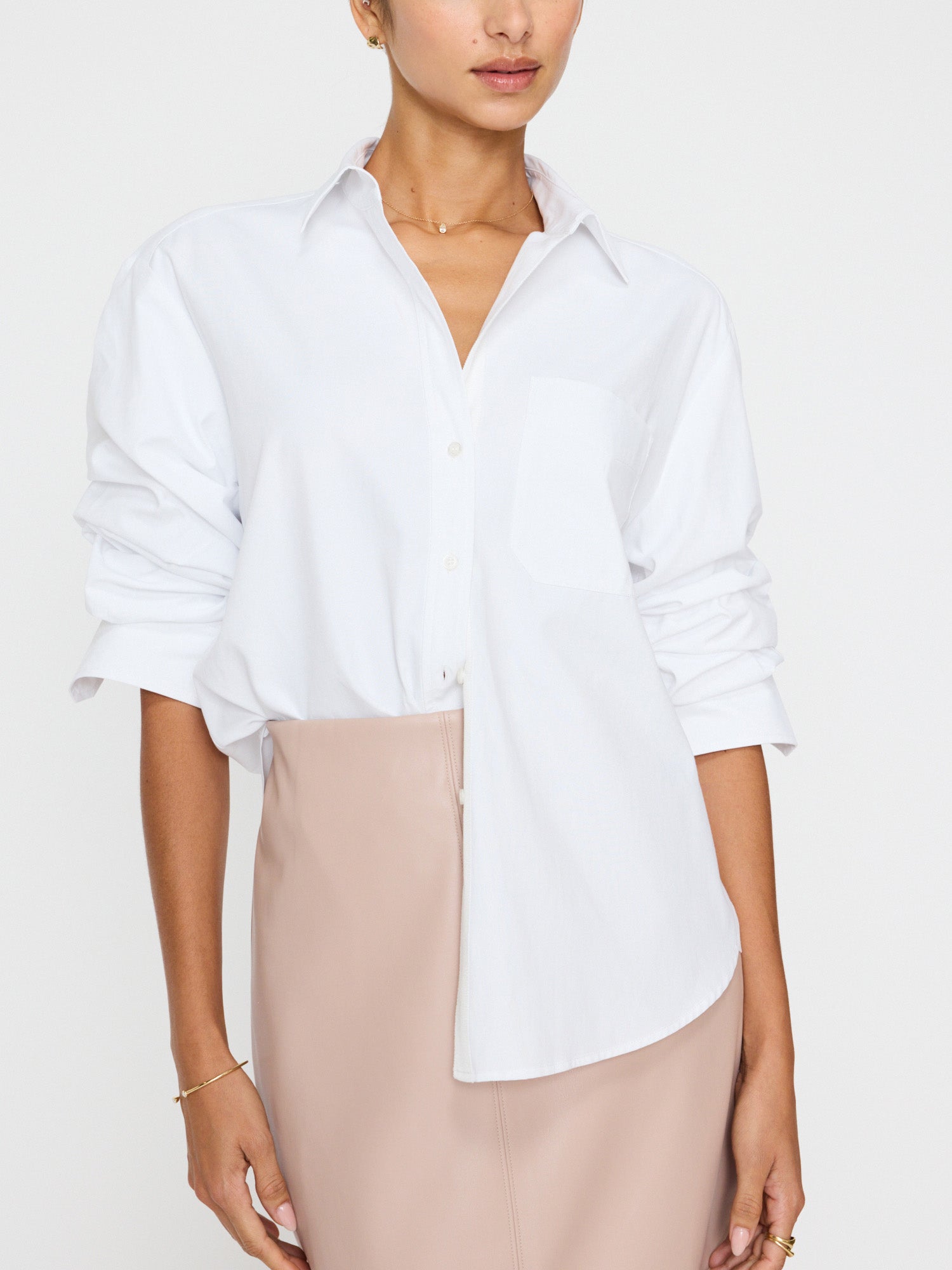 Women's Pia Shirt in Salt White | Brochu Walker Women's Pia Shirt in Salt White | Brochu Walker