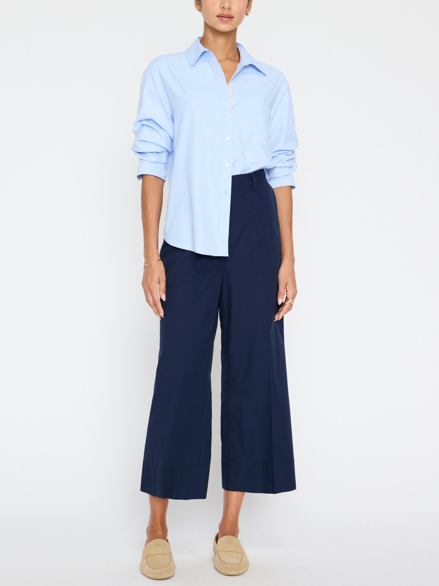 Women's Pia Shirt in Oxford Blue | Brochu Walker Women's Pia Shirt in Oxford Blue | Brochu Walker