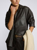 The Pia Vegan Leather Shirt