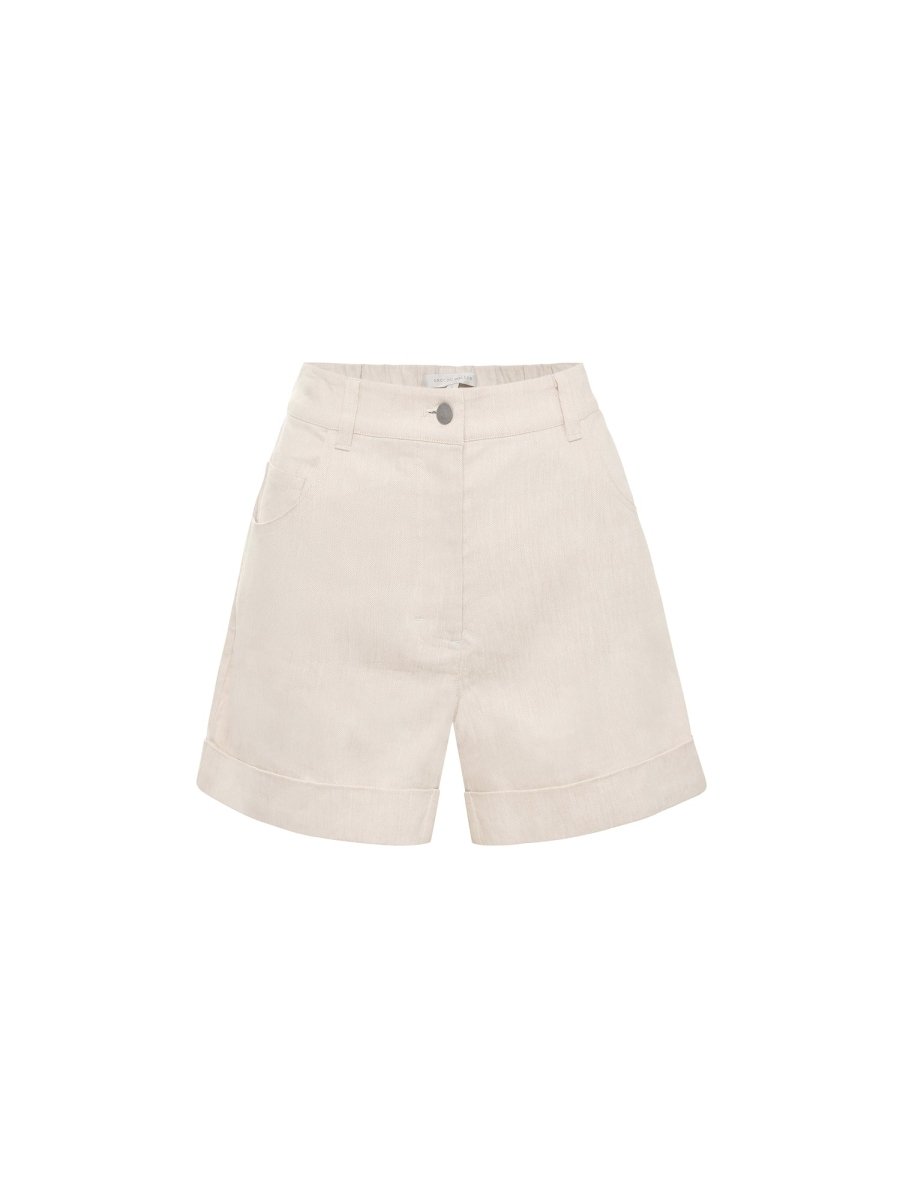 Women's Pippa Cuffed Short in Flax | Brochu Walker